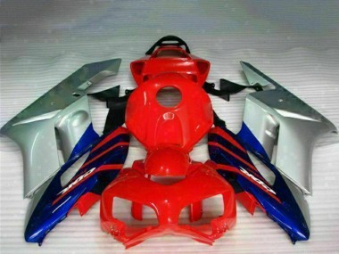 Compra Carenados Moto Honda CBR1000RR 2004-2005 - Plata Rojo Azul Negro Raya