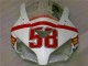 Compra Carenados Moto Honda CBR1000RR 2004-2005 - Blanco Rojo Amarillo San Carlo 58