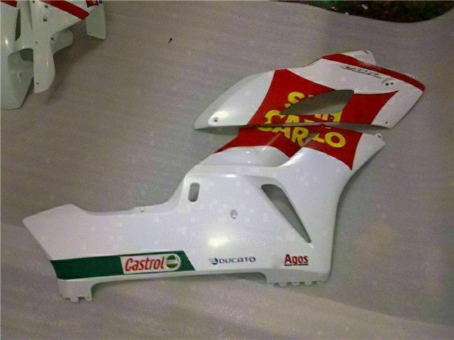 Compra Carenados Moto Honda CBR1000RR 2004-2005 - Blanco Rojo Amarillo San Carlo 58