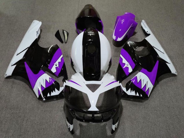 Compra Carenados Moto Kawasaki ZX12R 2002-2006 - Púrpura Negro Blanco Tiburón