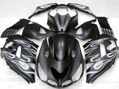 Compra Carenados Moto Kawasaki ZX14R 2006-2011 - Negro Mate Plata Llama