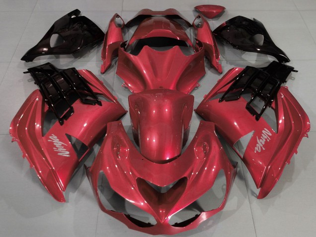 Compra Carenados Moto Kawasaki ZX14R ZZR1400 2012-2024 - Rojo Negro