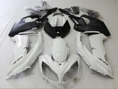 Compra Carenados Moto Kawasaki Ninja ER6F 2009-2011 - Blanco Brillante Negro Mate