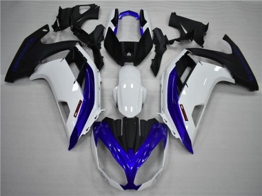 Compra Carenados Moto Kawasaki Ninja 650R 2009-2011 - Blanco Azul Negro Mate