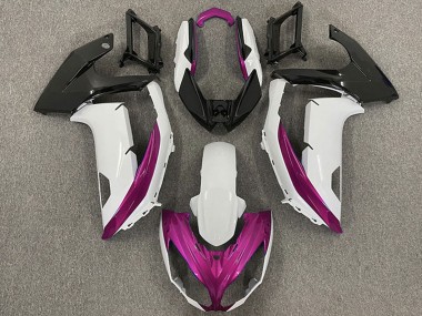 Compra Carenados Moto Kawasaki Ninja 650R 2009-2011 - Blanco Magenta Negro Mate