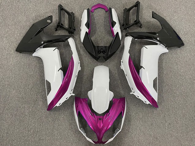 Compra Carenados Moto Kawasaki Ninja 650R 2009-2011 - Blanco Magenta Negro Mate