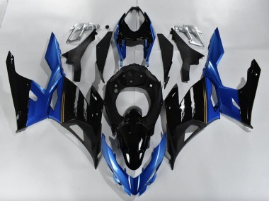 Compra Carenados Moto Kawasaki Ninja 400 2018-2024 - Azul Negro Brillante