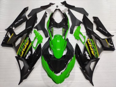 Compra Carenados Moto Kawasaki Ninja 400 2018-2024 - Verde Negro Brillante Negro Mate OEM Estilo