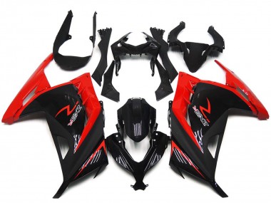 Compra Carenados Moto Kawasaki Ninja 300 2013-2024 - Rojo Negro Brillante