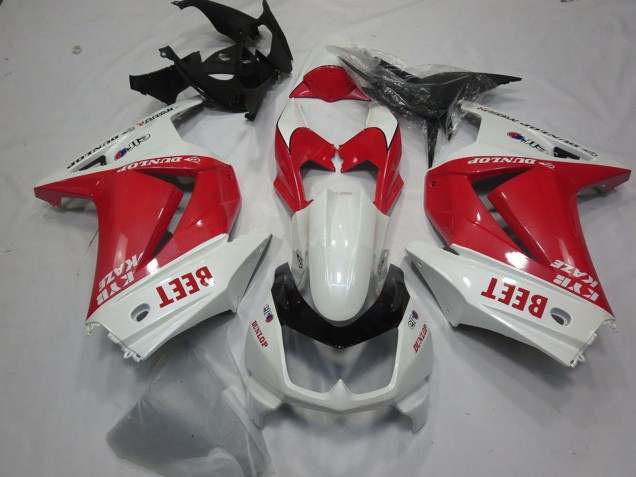 Compra Carenados Moto Kawasaki Ninja 250 2008-2012 - Blanco Rojo Beet