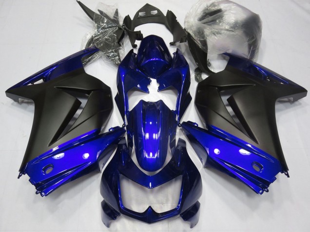 Compra Carenados Moto Kawasaki Ninja 250 2008-2012 - Azul Negro Mate