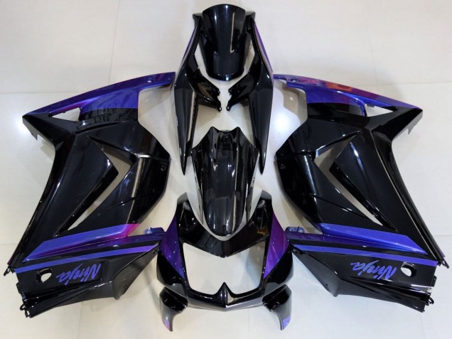 Compra Carenados Moto Kawasaki Ninja 250 2008-2012 - Azul Negro Brillante