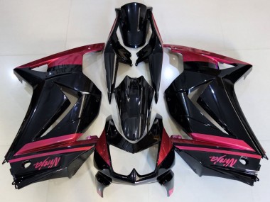 Compra Carenados Moto Kawasaki Ninja 250 2008-2012 - Negro Brillante Rojo