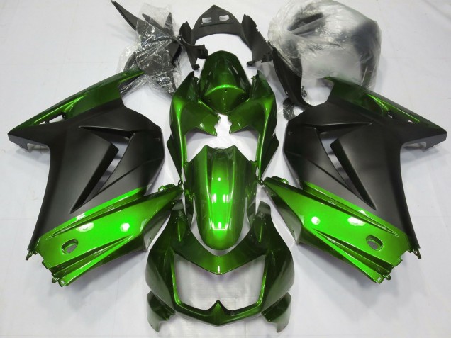 Compra Carenados Moto Kawasaki Ninja 250 2008-2012 - Verde Negro Mate