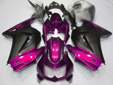 Compra Carenados Moto Kawasaki Ninja 250 2008-2012 - Rosa Negro Mate