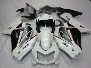 Compra Carenados Moto Kawasaki Ninja 250 2008-2012 - Blanco Negro Brillante