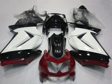 Compra Carenados Moto Kawasaki Ninja 250 2008-2012 - Blanco Rojo Negro Brillante