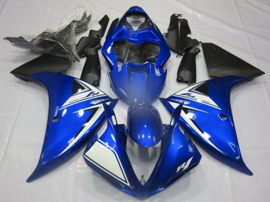 Compra Carenados Moto Yamaha R1 2012-2014 - Azul Blanco Negro Mate