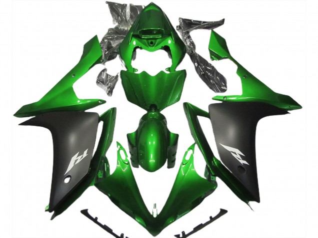Compra Carenado Moto Yamaha R1 2007-2008 - Verde Negro Mate