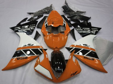 Compra Carenados Moto Yamaha R1 2012-2014 - Naranja Blanco Negro Brillante