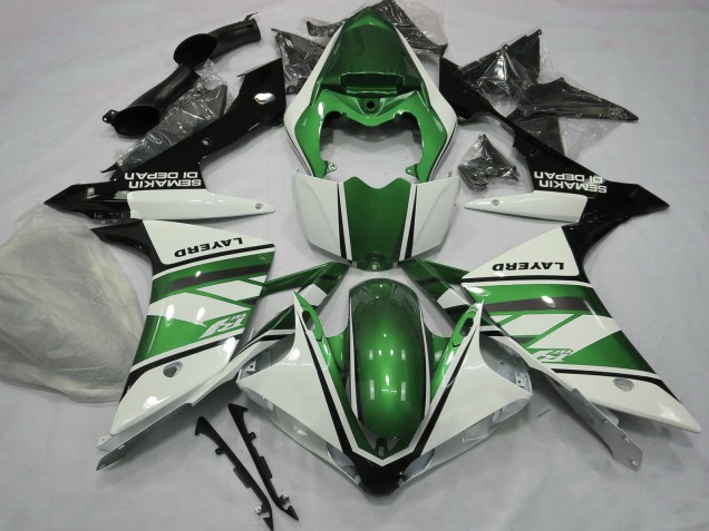 Compra Carenados Moto Yamaha R1 2007-2008 - Blanco Verde Negro
