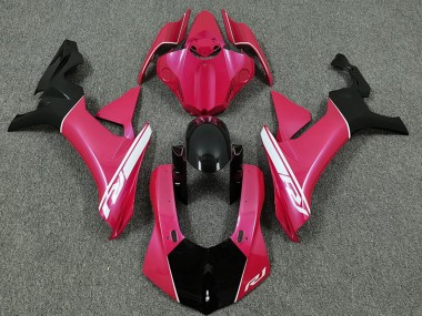 Compra Carenados Moto Yamaha R1 2015-2019 - Hot Rosa Blanco Negro Brillante