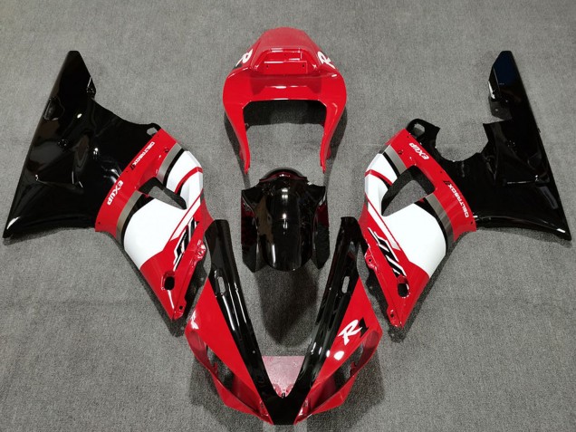 Compra Carenados Moto Yamaha R1 2000-2001 - Rojo Blanco Negro Brillante