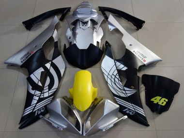 Compra Carenados Moto Yamaha R6 2008-2016 - Plata Amarillo Negro Mate ENEOS 46