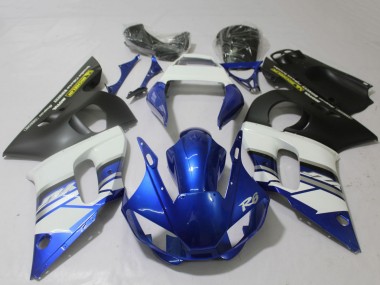 Compra Carenados Moto Yamaha R6 1998-2002 - Blanco Azul Negro Mate Amarillo