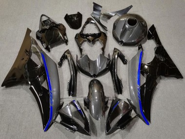 Compra Carenados Moto Yamaha R6 2008-2016 - Negro Brillante FibraCarbono Estilo Azul