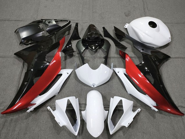 Compra Carenados Moto Yamaha R6 2008-2016 - Blanco Rojo Negro Brillante