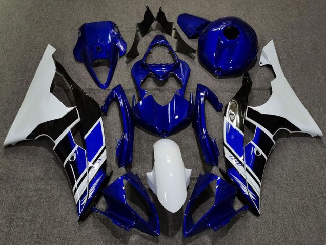 Compra Carenados Moto Yamaha R6 2008-2016 - Blanco Azul Negro Brillante