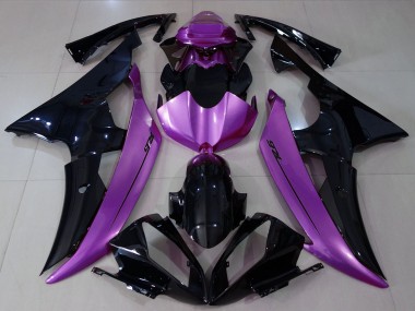 Compra Carenados Moto Yamaha R6 2008-2016 - Púrpura Negro Brillante