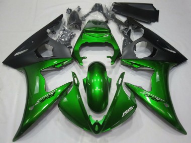 Compra Carenados Moto Yamaha R6 2005 - Verde Oscuro Negro Mate