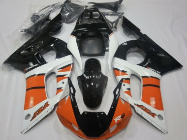 Compra Carenados Moto Yamaha R6 1998-2002 - Blanco Naranja Negro Brillante