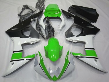 Compra Carenados Moto Yamaha R6 2003-2004 - Blanco Verde Negro Mate