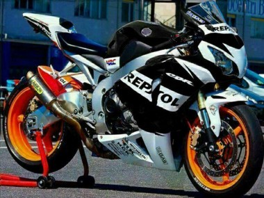 Compra Carenados Moto Honda CBR1000RR 2008-2011 - Plata Blanco Negro Brillante Repsol