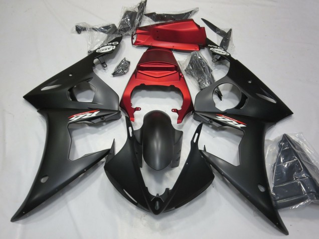 Compra Carenados Moto Yamaha R6 2003-2004 - Rojo Negro Mate
