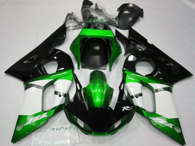 Compra Carenados Moto Yamaha R6 1998-2002 - Verde Blanco Negro Brillante
