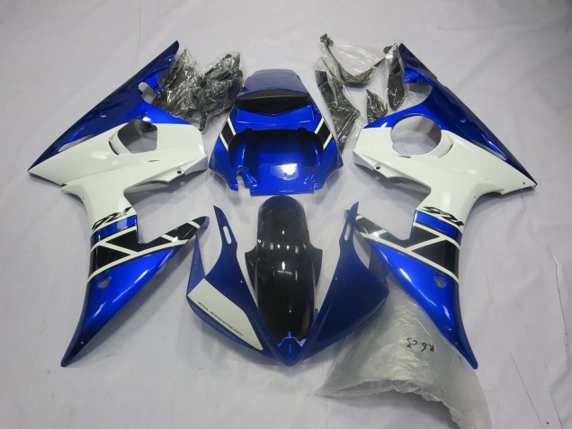 Compra Carenados Moto Yamaha R6 2005 - Azul Blanco Negro Brillante