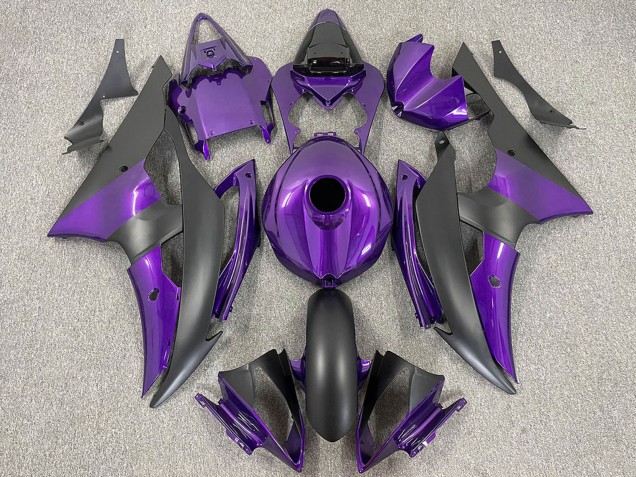 Compra Carenados Moto Yamaha R6 2008-2016 - Púrpura Negro Mate