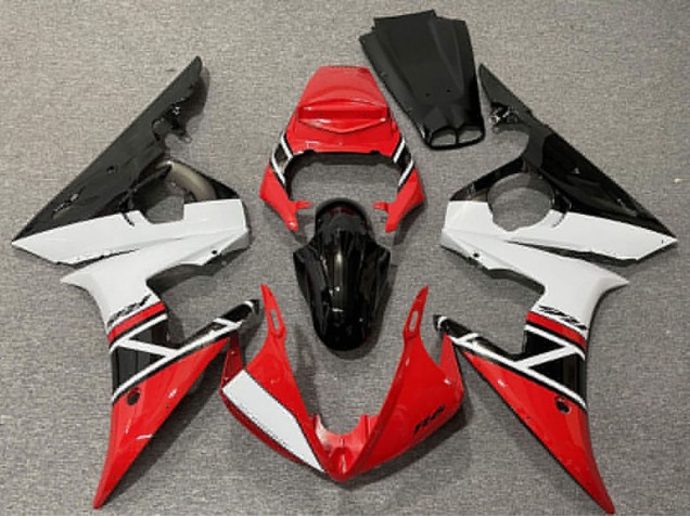 Compra Carenados Moto Yamaha R6 2003-2004 - Rojo Blanco Negro Brillante