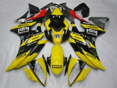 Compra Carenados Moto Yamaha R6 2006-2007 - Amarillo Negro Rojo Motul Monstruo