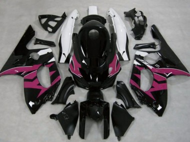 Compra Carenados Moto Yamaha YZF600R Thundercat 1996-2007 - Negro Brillante Rosa Oscuro Blanco