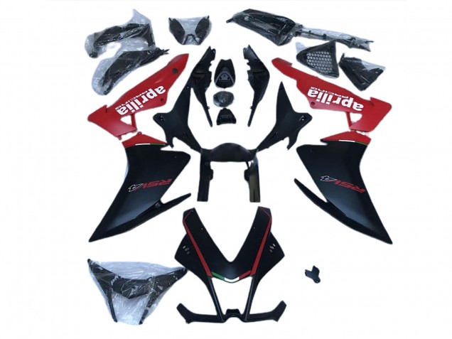 Compra Carenados Moto ABS Aprilia RSV4 1000 2009-2015 - Negro Mate Rojo