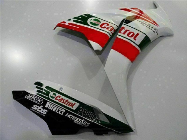Compra Carenado Moto Honda CBR1000RR 2012-2016 - Blanco Rojo Verde Castrol