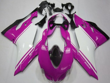 Compra Carenados Moto Ducati 1199 2011-2014 - Rosa Blanco Negro