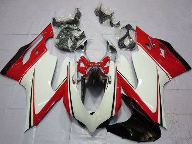 Compra Carenados Moto Ducati 899 1199 2011-2014 - Blanco Rojo Verde Negro Brillante