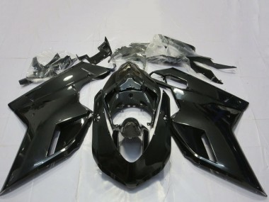 Compra Carenados Moto Ducati 848 1098 1198 2007-2014 - Negro Brillante