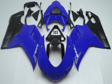 Compra Carenados Moto Ducati 848 2007-2014 - Azul Negro Mate